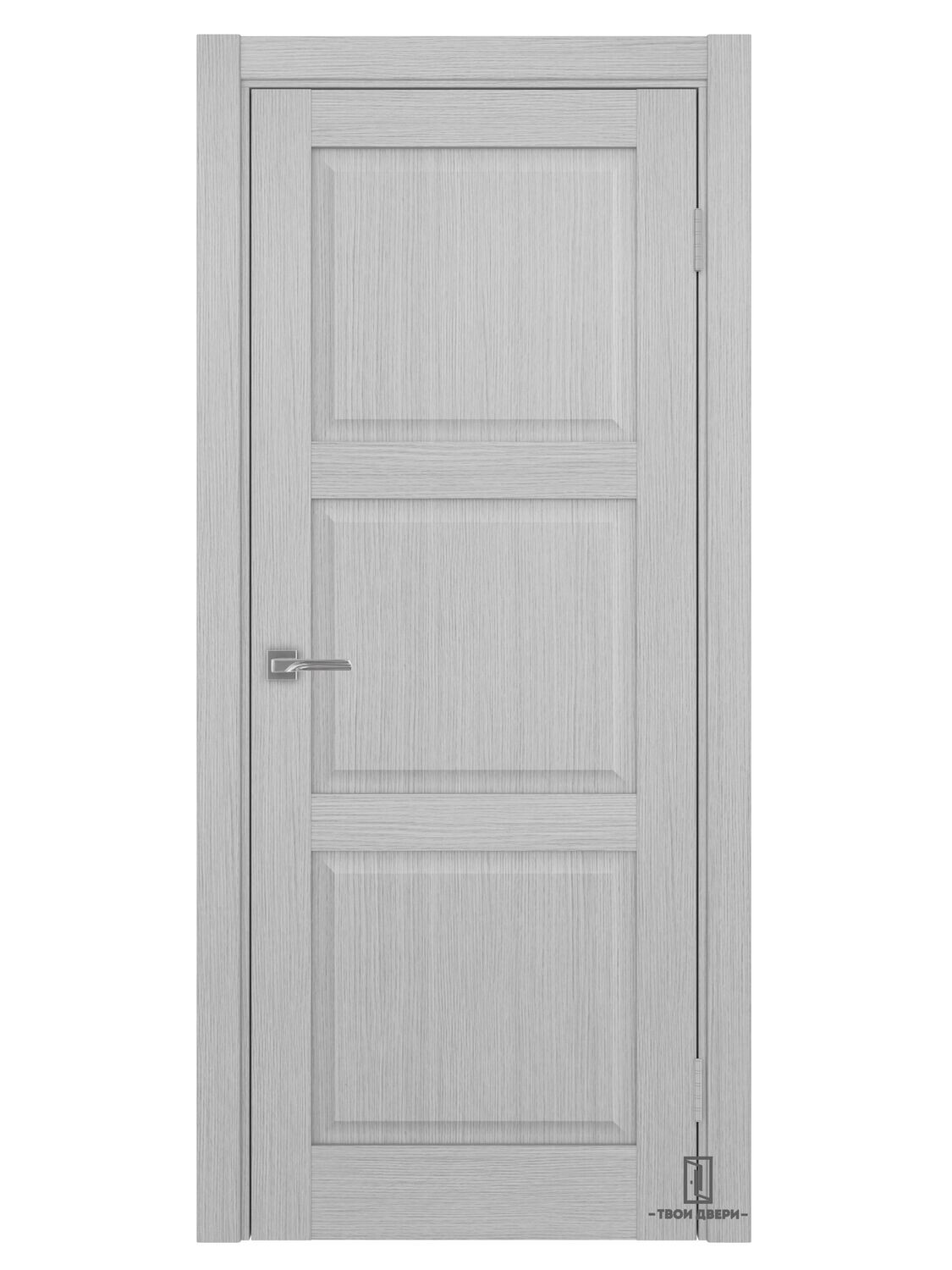 Дверь межкомнатная Оптима Порте "630", дуб серый