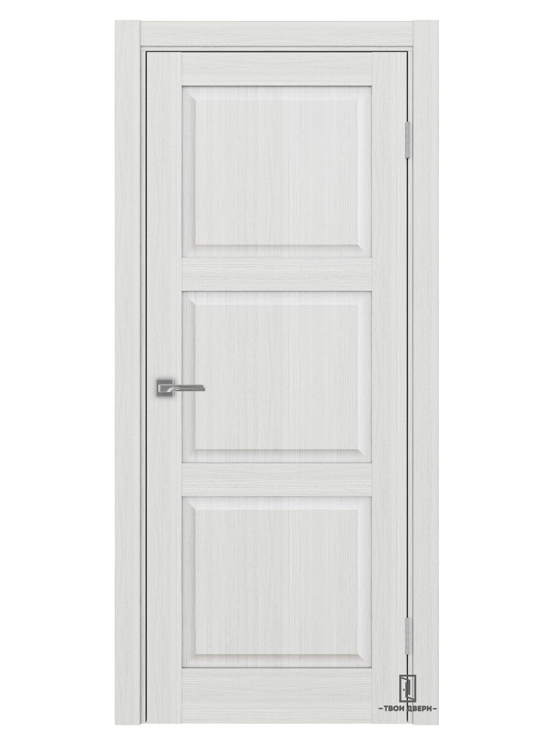 Дверь межкомнатная Оптима Порте "630", ясень серебристый