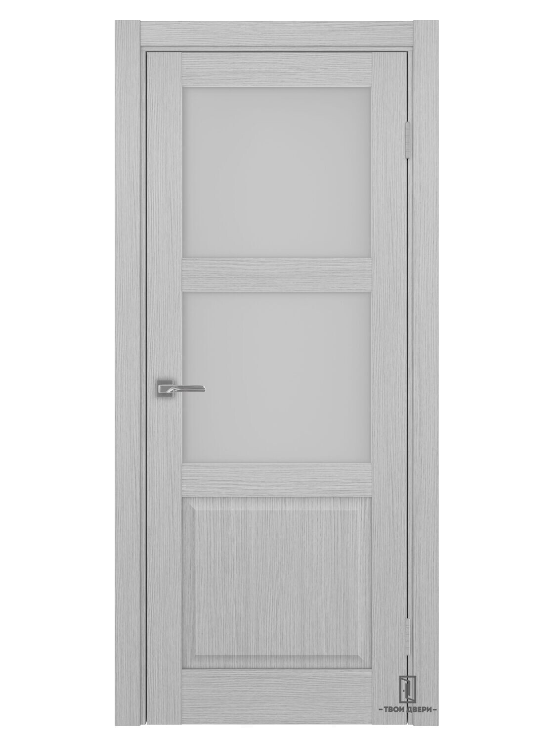 Дверь межкомнатная Оптима Порте "630.221", дуб серый