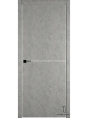 Дверь межкомнатная "Акцент", бетон серый