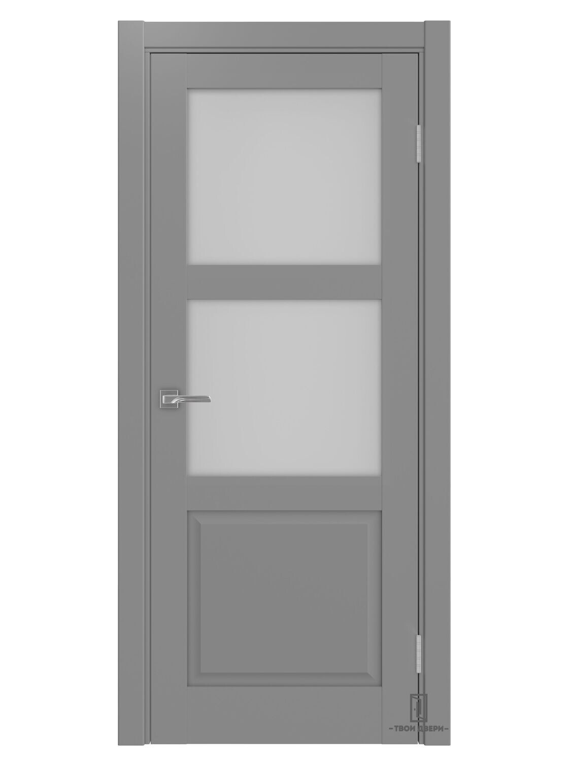 Дверь межкомнатная Оптима Порте "630.221", серый
