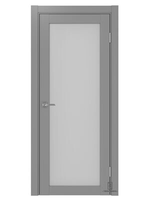 Дверь межкомнатная остекленная 501.2, серый