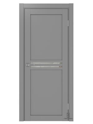 Дверь межкомнатная Оптима Порте 552, серый (зеркало)