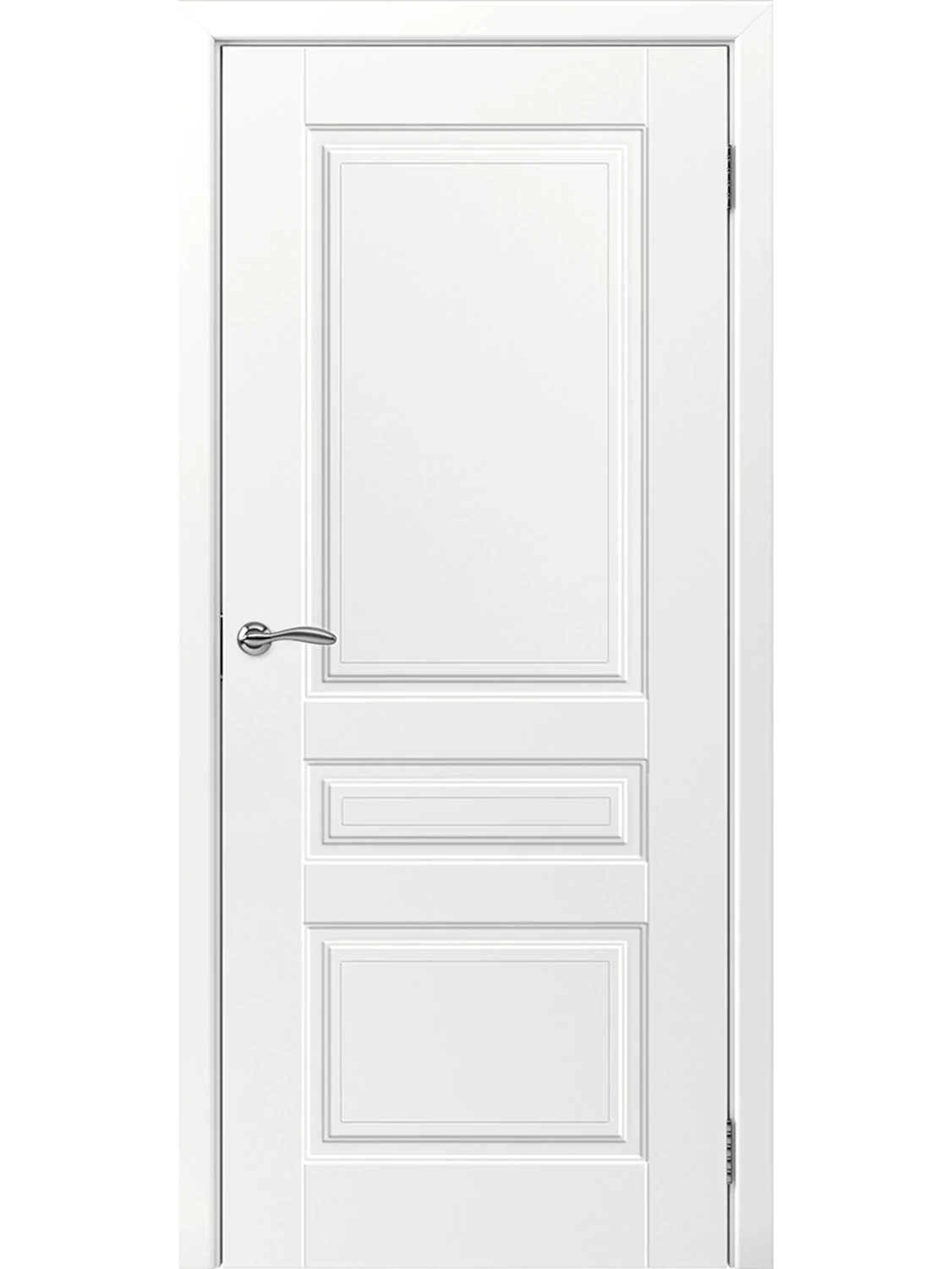 Дверь межкомнатная "АМПИР", эмаль белая