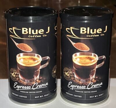 2 x 95g Espresso Crema premium instant coffee
