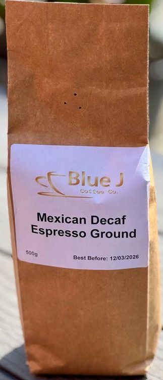 Decaffeinated espresso ground coffee 500g