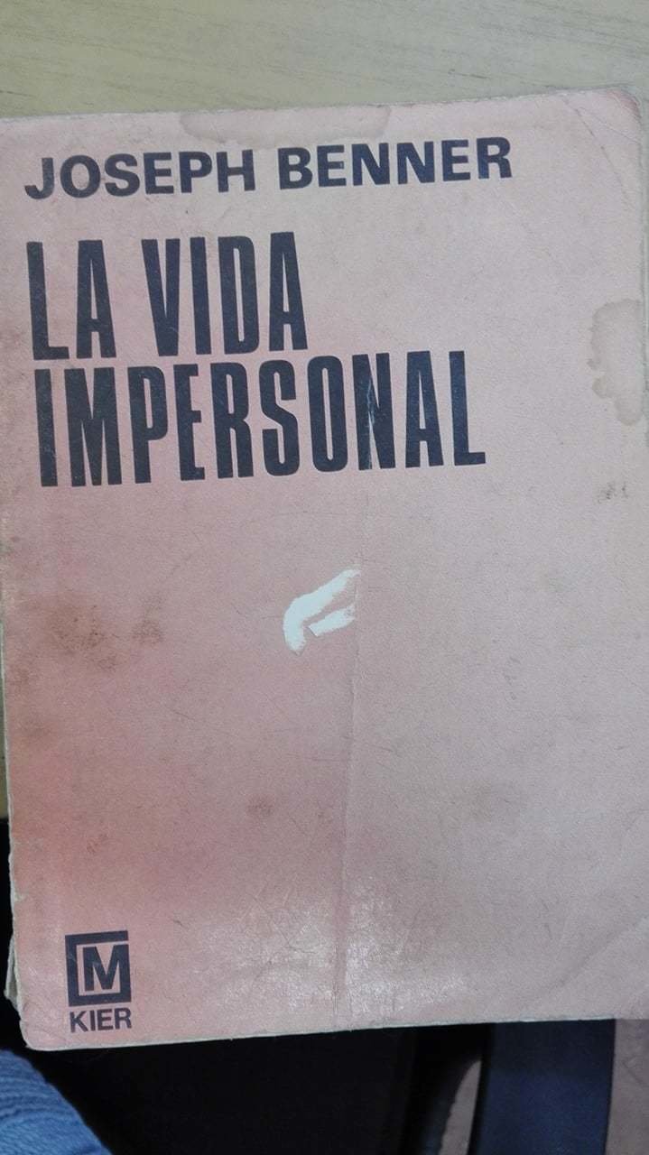 La vida impersonal- Joseph Benner