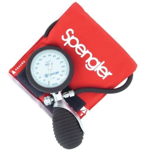 TENSIOMETRE MANOPOIRE SPENGLER LIAN METAL ROUGE