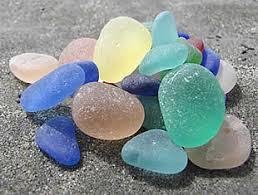 Assorted Nahant Ma. Sea Glass about 20 pieces