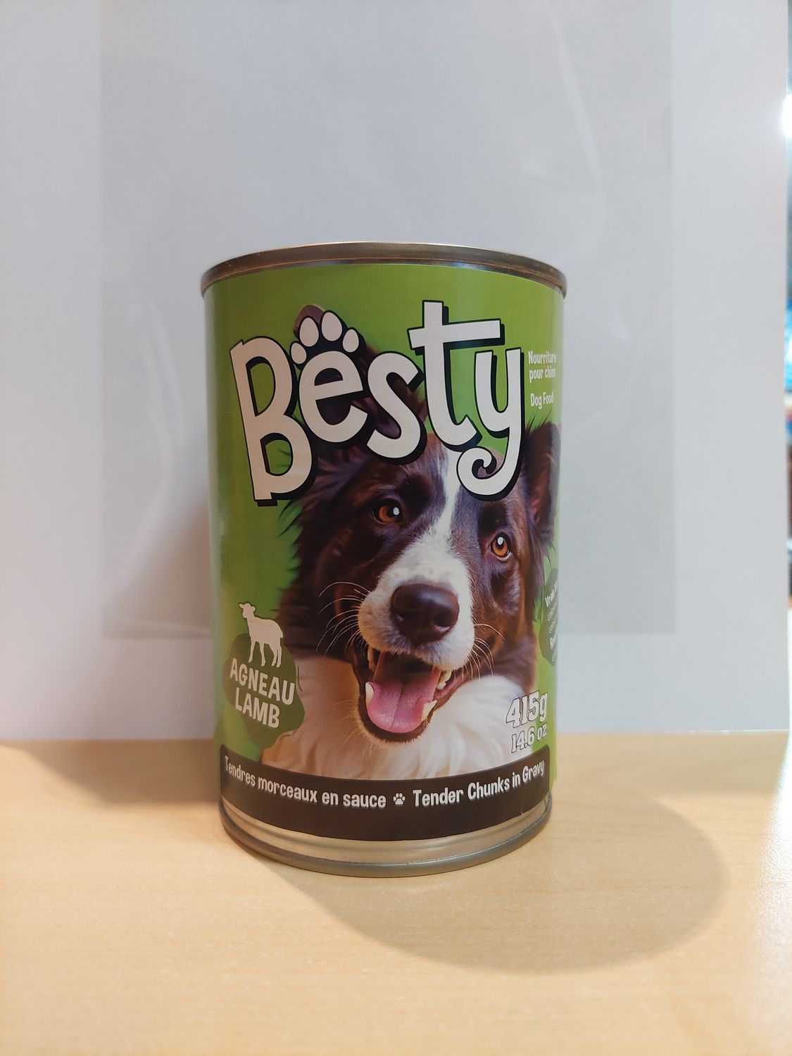 BRIO BESTY DOG LAMB  14.6 OZ