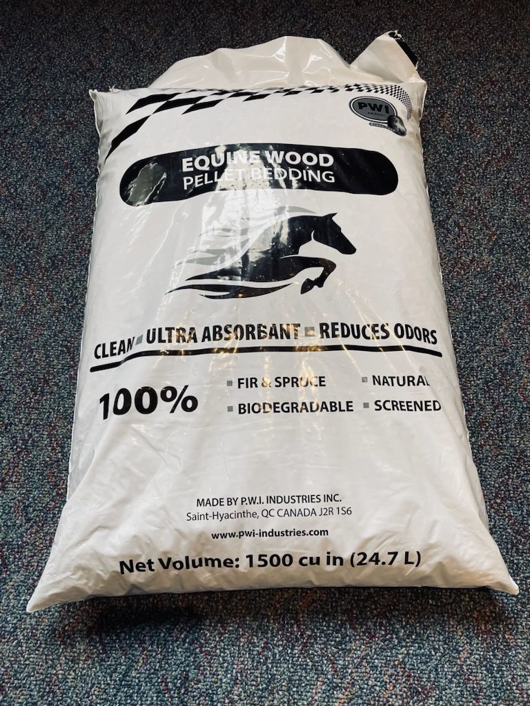EQUINE WOOD PELLET BEDDING 1500 CUBIC IN