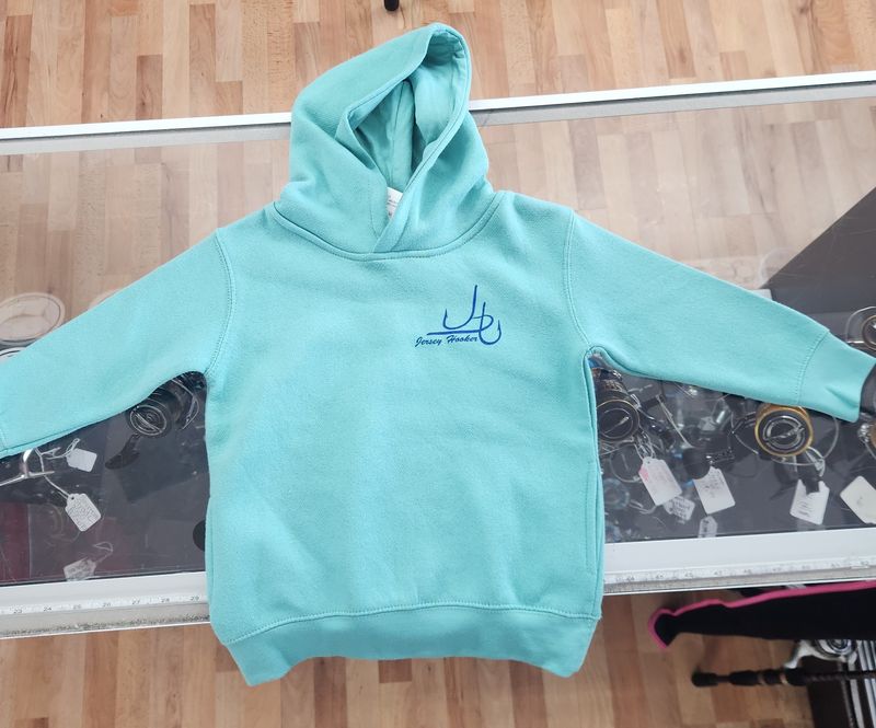 Jersey Hooker Toddler Viking Boat and Manasquan Inlet Hoodie in Sea Foam
