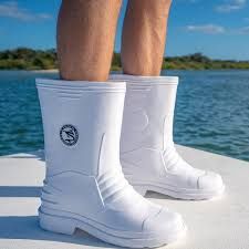 Marlin Trading Company Light Weight Deck Boots II in White