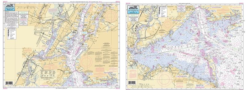 Captain Segull's Nautical Charts: New York Harbor, Raritan Bay, NJ