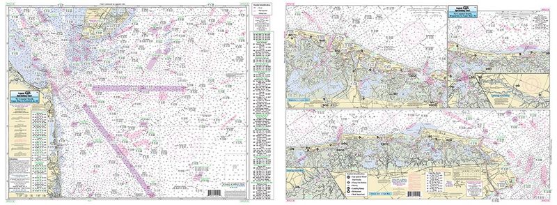 Captain Segull's Nautical Charts: Inshore South Coast of New Jersey