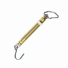 Manley 50lb Brass Fishing Scale with Tell-Tale Ring
