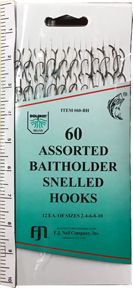 Dolphin 48 Assorted Baitholder Snelled Hooks