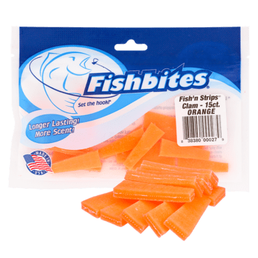 Fish Bites Fish N Strips Clam Orange Wedges 15PK 0027