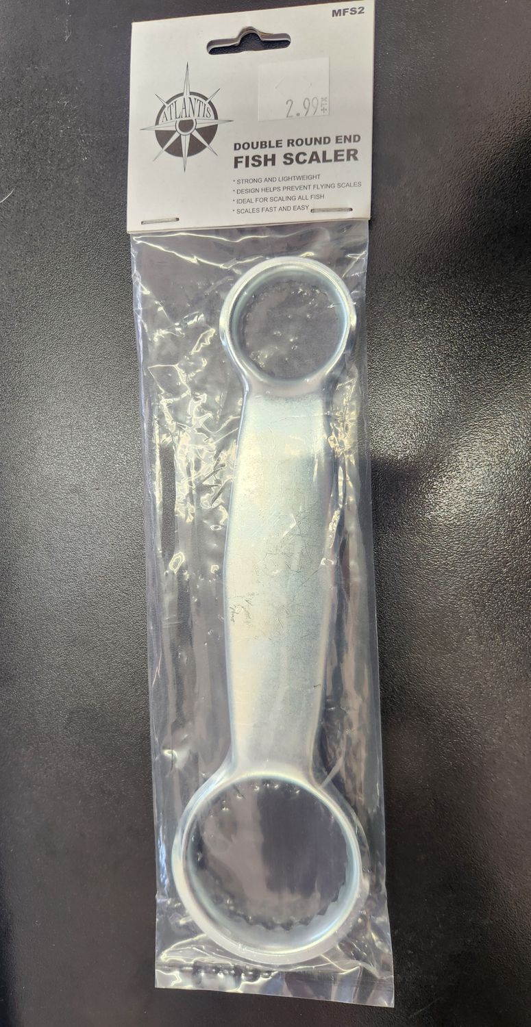 Atlantis Double Round End Fish Scaler