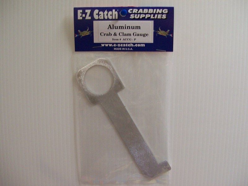 EZ-Catch Aluminum Crab and Clam Gauge