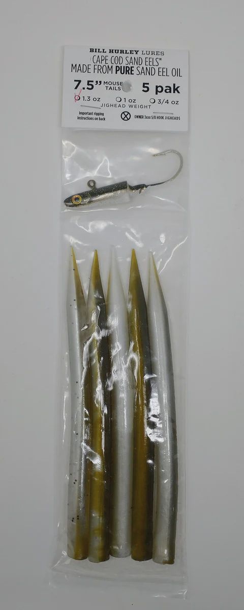 Bill Hurley 7.5" 1.3oz Mouse Tails, Color: Olive
