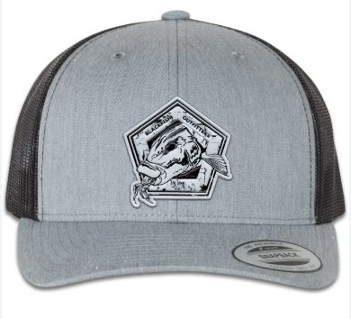 David Dunleavy Blackfish Outfitters Snap Back Trucker Heather Grey/Black