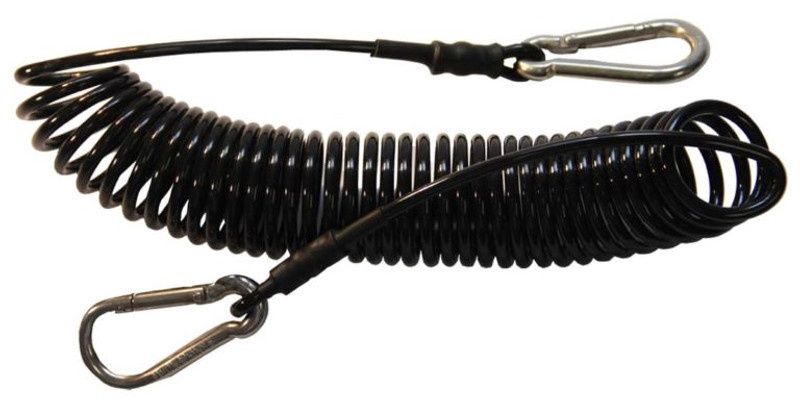 Diamond Rod and Reel Leash 12ft in Black