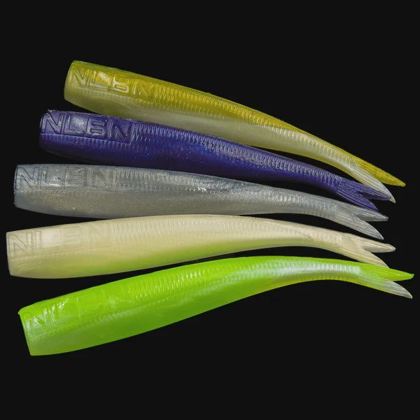 No Live Bait Needed 8" Straight Tails