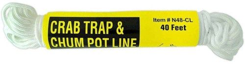 FJ Neil Trap/Chum Pot Line White Polyester 40ft
