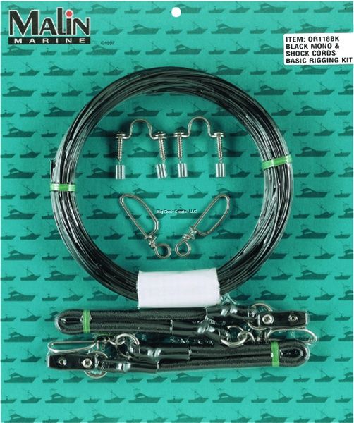 Malin Outrigger Rigging Kit, Color: Black Mono