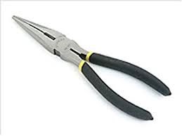 Dolphin Needle Nose Pliers, Size: 6", Type: Carbon Steel