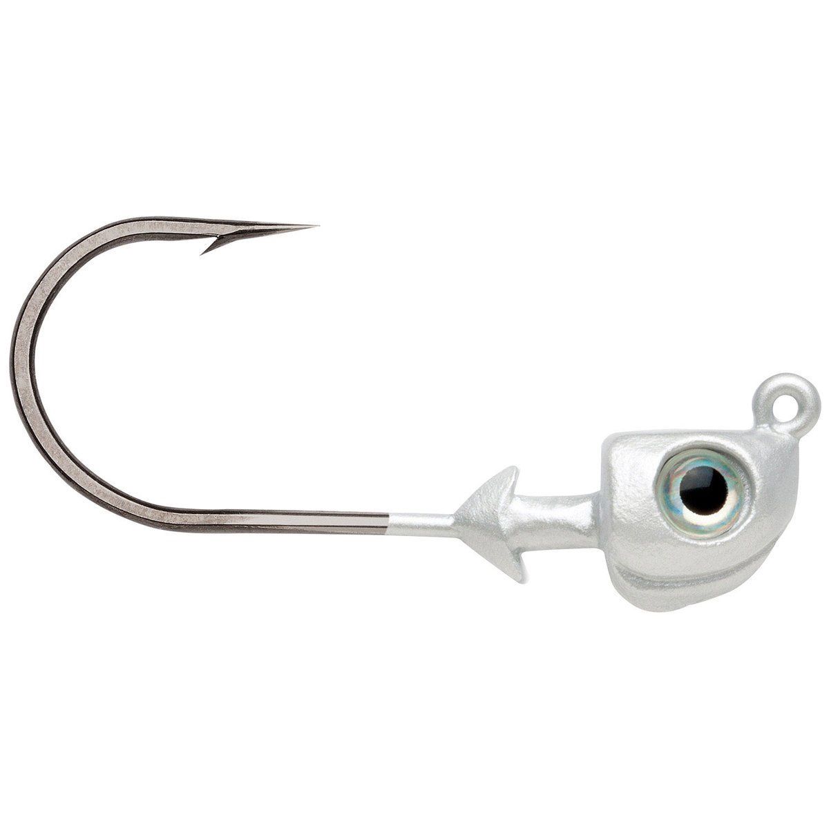 VMC Boxer Jig Jighead, Color: Metallic White, Size: 3/8oz