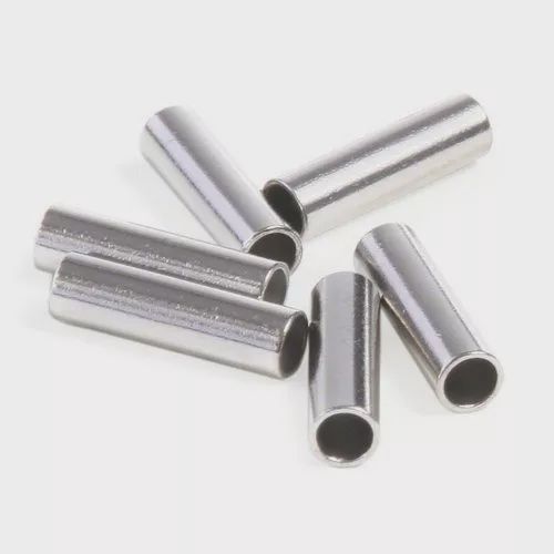Sea Striker Brass Leader Sleeves, Color: Nickel, Size: 2