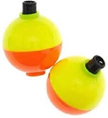 Billy Boy Unweighted 1.5" Plastic Floats in Orange/Yellow 4pk