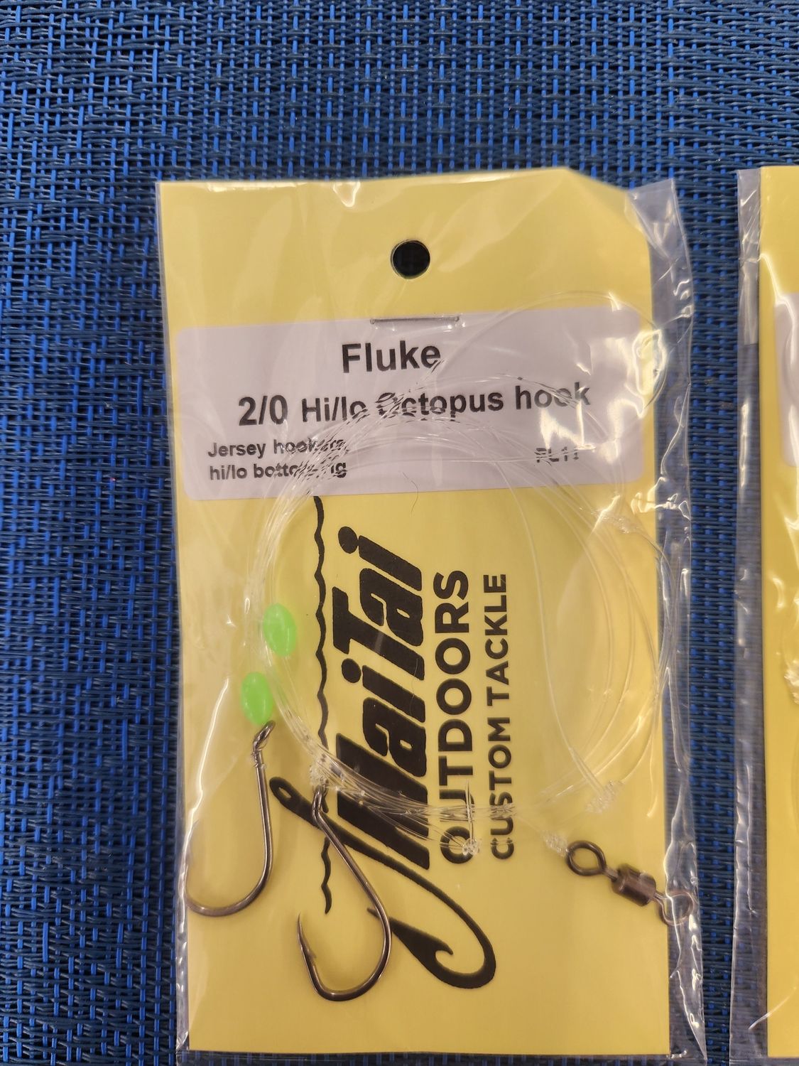 Mai Tai Fluke Hi/Lo Rig with Octopus Hooks, Size: 2/0