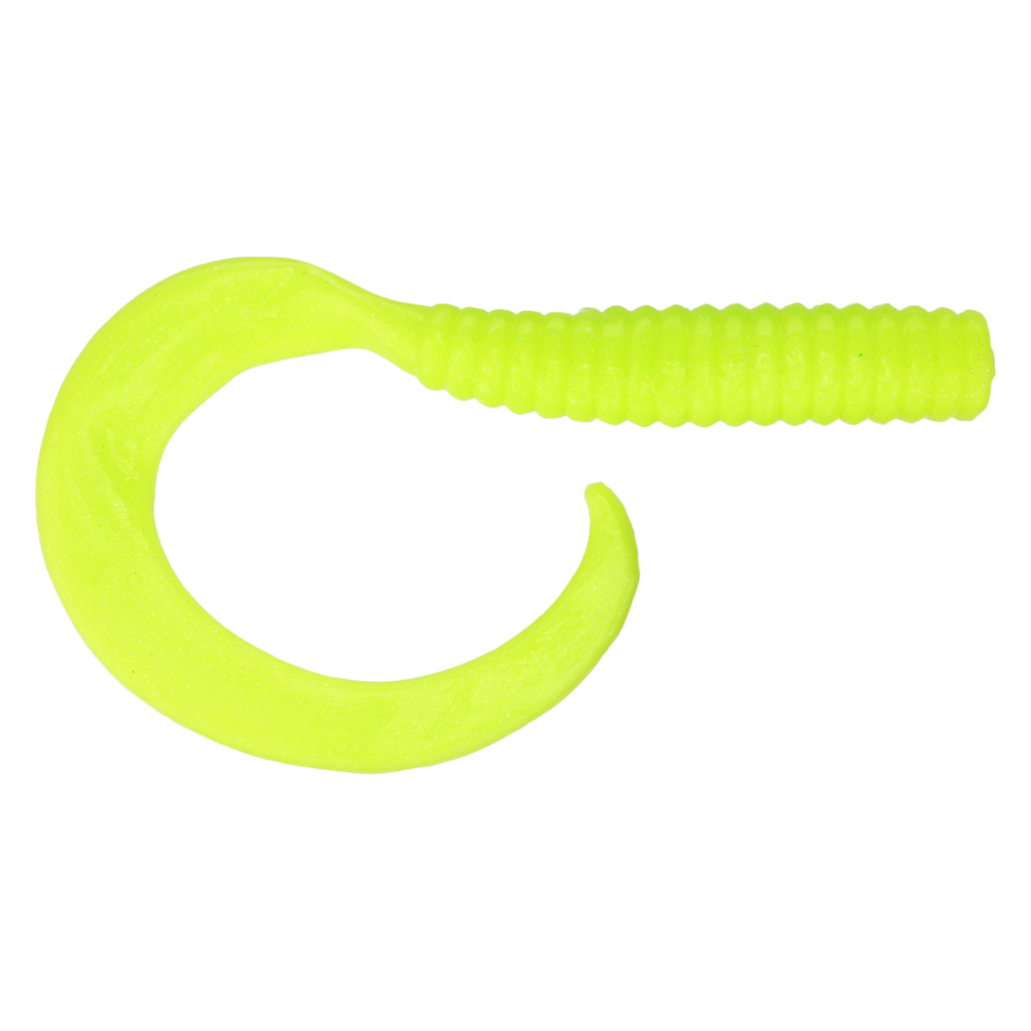 Fish Bites Fight Club 6" Grubs 4PK, Colour: Counter Punch (Chartreuse)