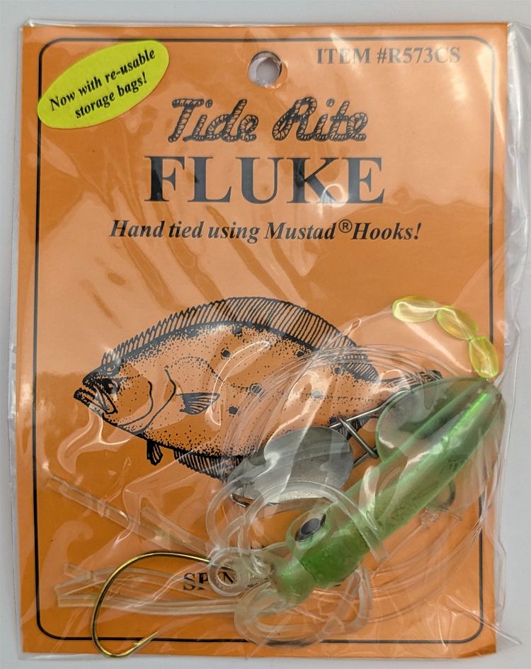 Tide Rite Spinner Rig with Squid, Color: Chartreuse