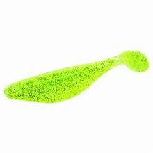 Action Plastics 6" Loose Shad Bodies, Colour: Green Glitter