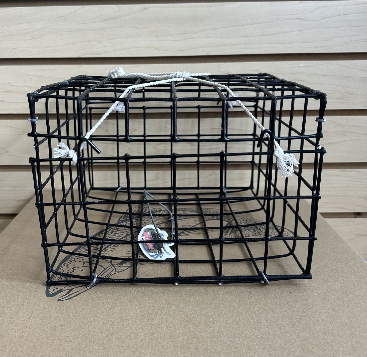 American Blue Claw Small 2-Door Crab Trap, Color: Black