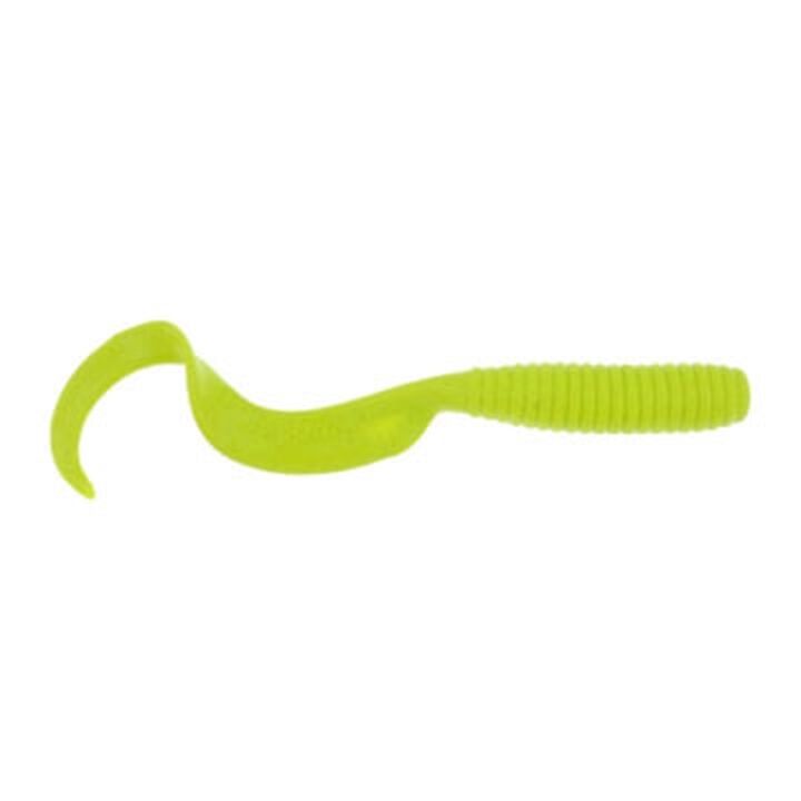 Berkley Gulp! Alive! 6" Grub Pint, Colour: Chartreuse