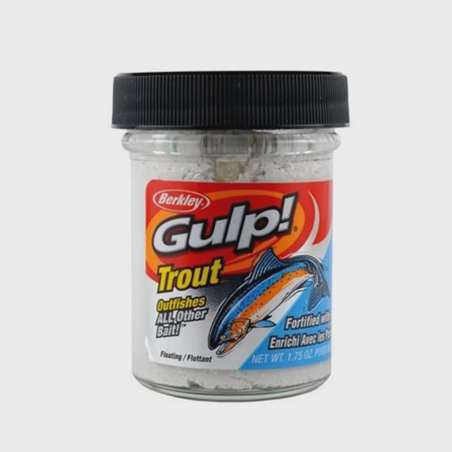 Berkley Gulp! Powerbait Trout Dough, Color: Marshmallow Cluster, Type: Natural Scent