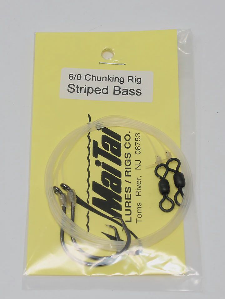 Mai Tai Striped Bass Chunking Rig, Size: 5/0