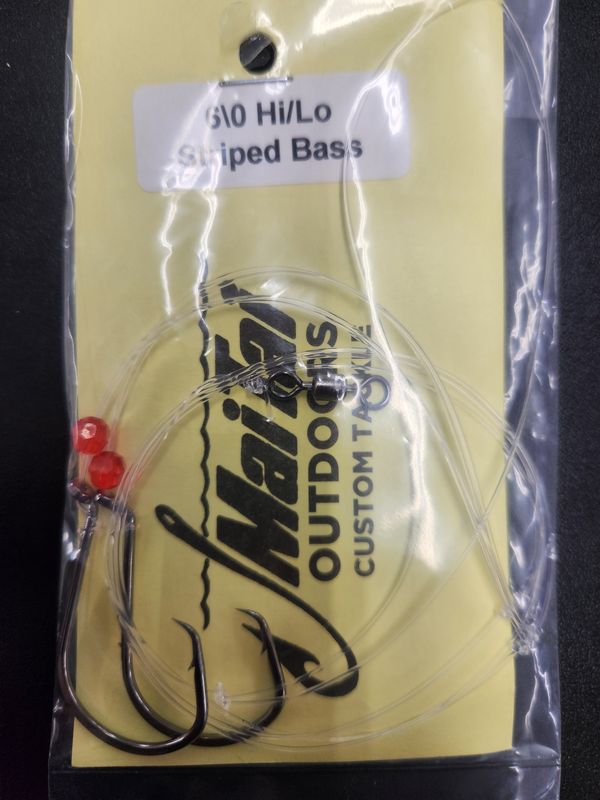 Mai Tai Outdoors Hi/Lo Striped Bass Rig With Beads