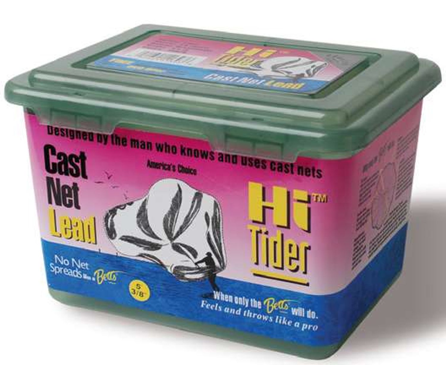 Betts Hi Tider Mono Cast Net, Size: 4ft x 1/4" mesh