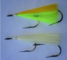 Tony Maja Double Siwash Stinger Replacement Hook, Color: Chartreuse
