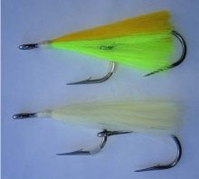 Tony Maja Double Siwash Stinger Replacement Hook, Color: Chartreuse