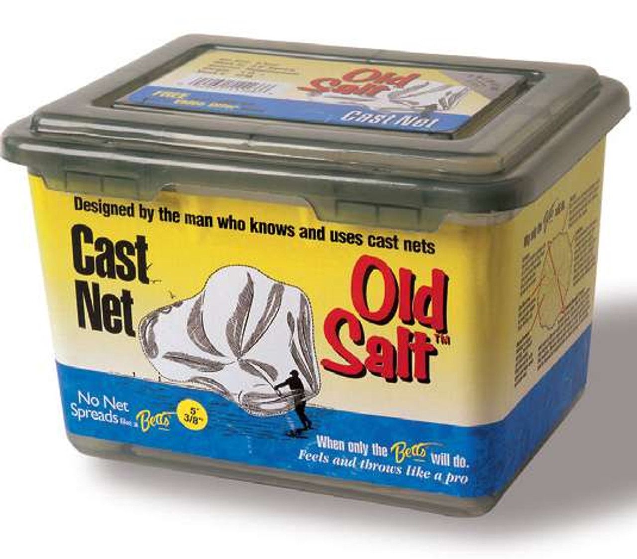 Betts Old Salt Mono Cast Net, Size: 4ft x 3/8"