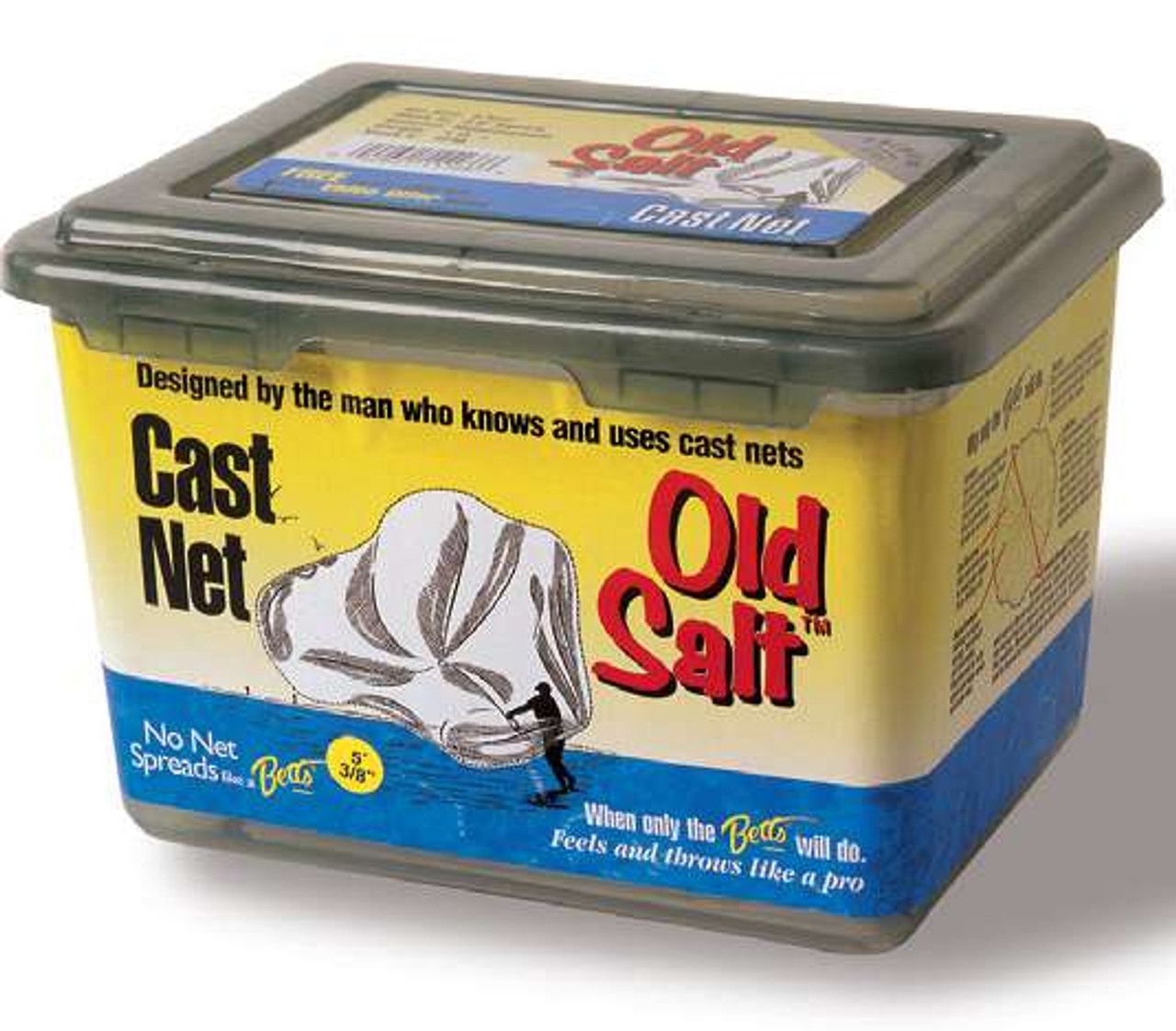 Betts Old Salt Mono Cast Net, Size: 4ft x 3/8"