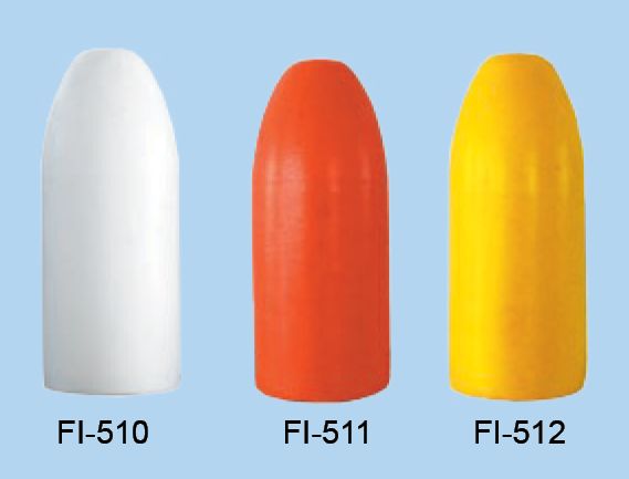 PVC Bullet-Nosed and Tapered Marker Buoys