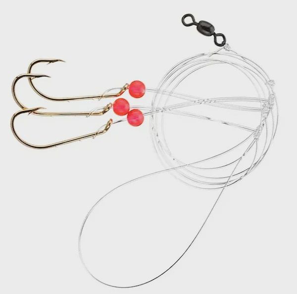 Tide Rite Black Sea Bass Rigs with Three Hooks, Size: 1/0